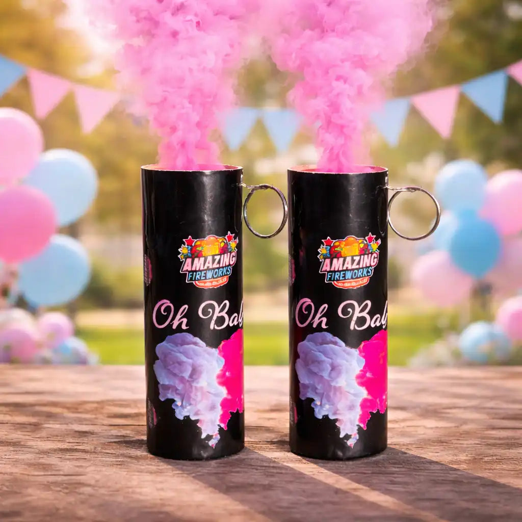 Gender Reveal Smoke Canisters 2-Pack