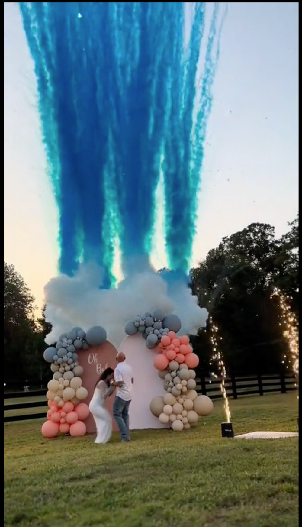 Gender Reveals Big Grin Fireworks