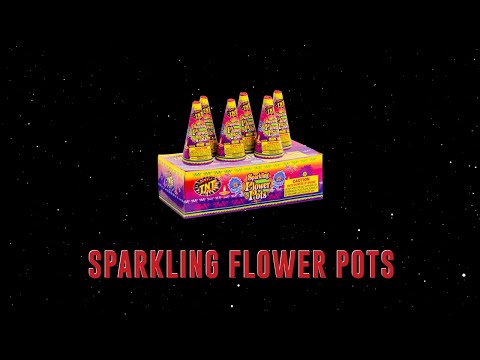 Sparkling Flower Pots