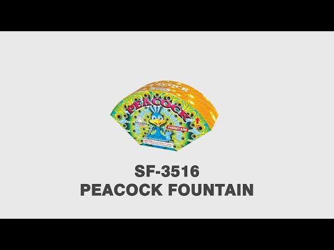 Peacock Fountain video