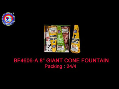 8" Giant Cone Fountain video