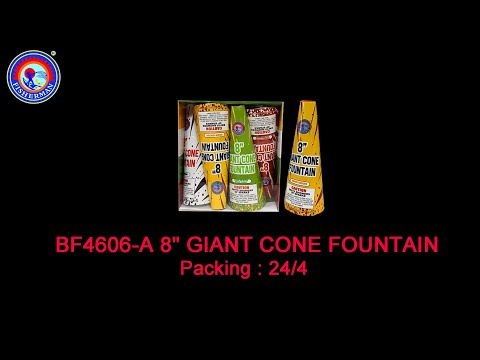 8" Giant Cone Fountain video
