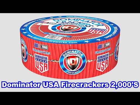 Dominator USA Firecrackers 2,000'S