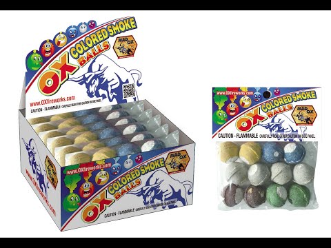 Colored Smoke Balls video