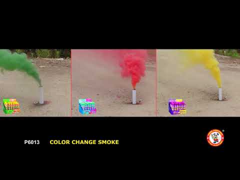 Color Changing Smoke Yellow To Purple video