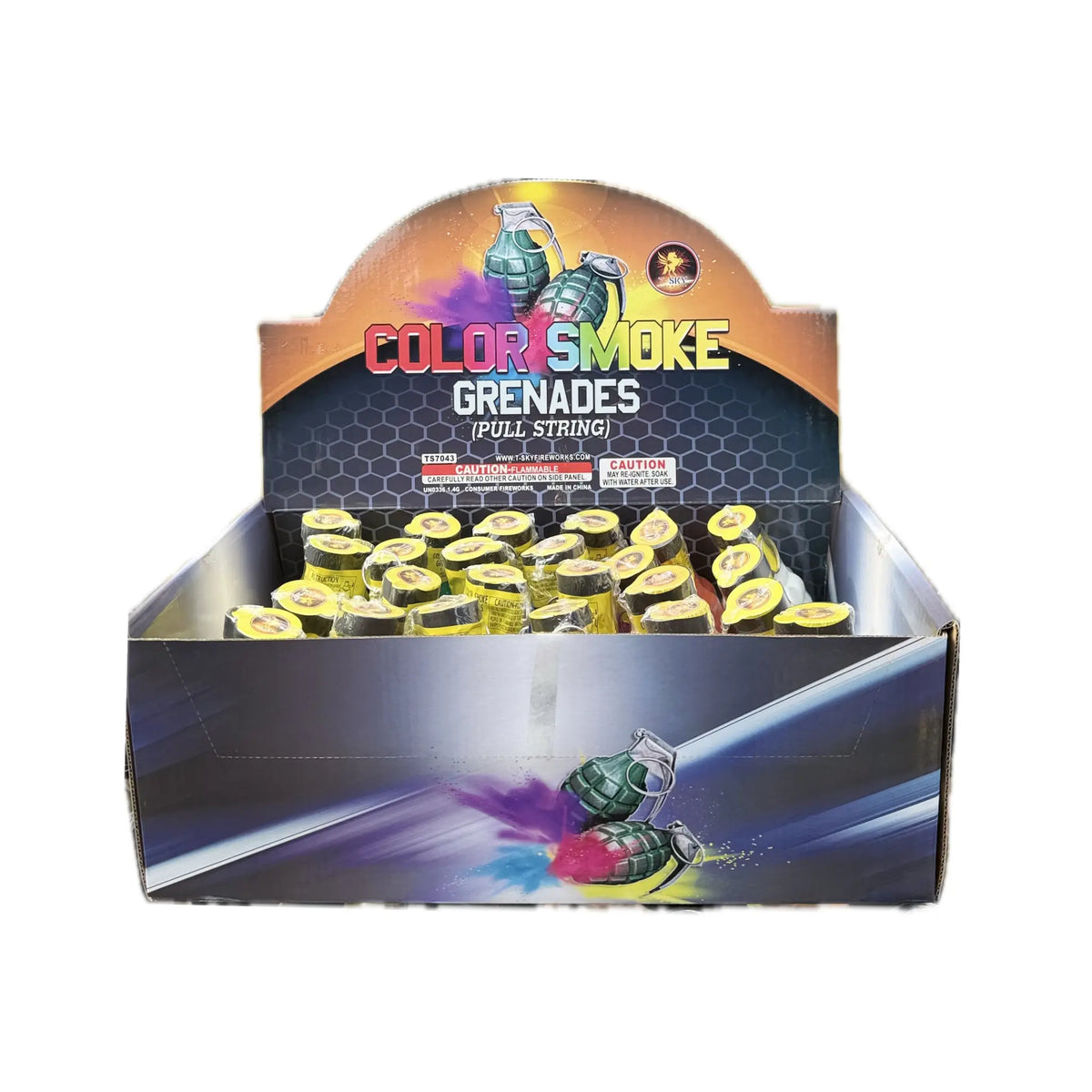 Pull String Smoke Grenade (display)