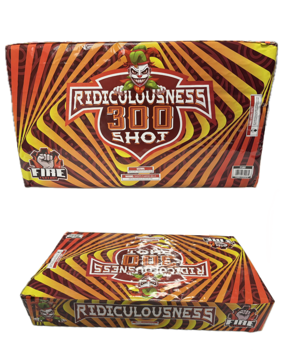 Ridiculousness 300 shot fireworks cake – Big Grin Fireworks